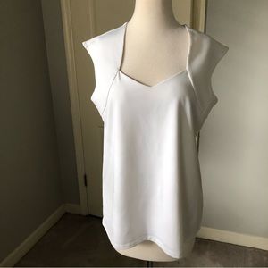 Rachel Cole/ sleeveless/ white tunic/ size XL